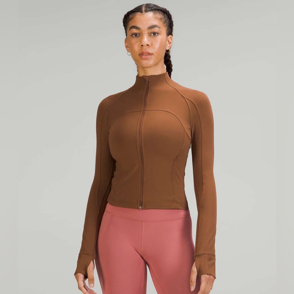 Lululemon Nulu Cropped Define Jacket in Roasted Brown (10)